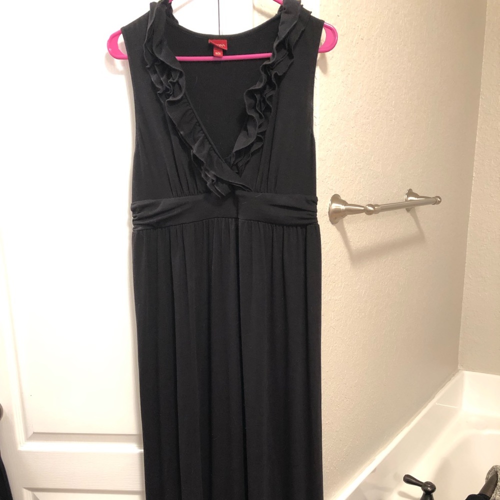 Black Merona Maxi with Ruffles!